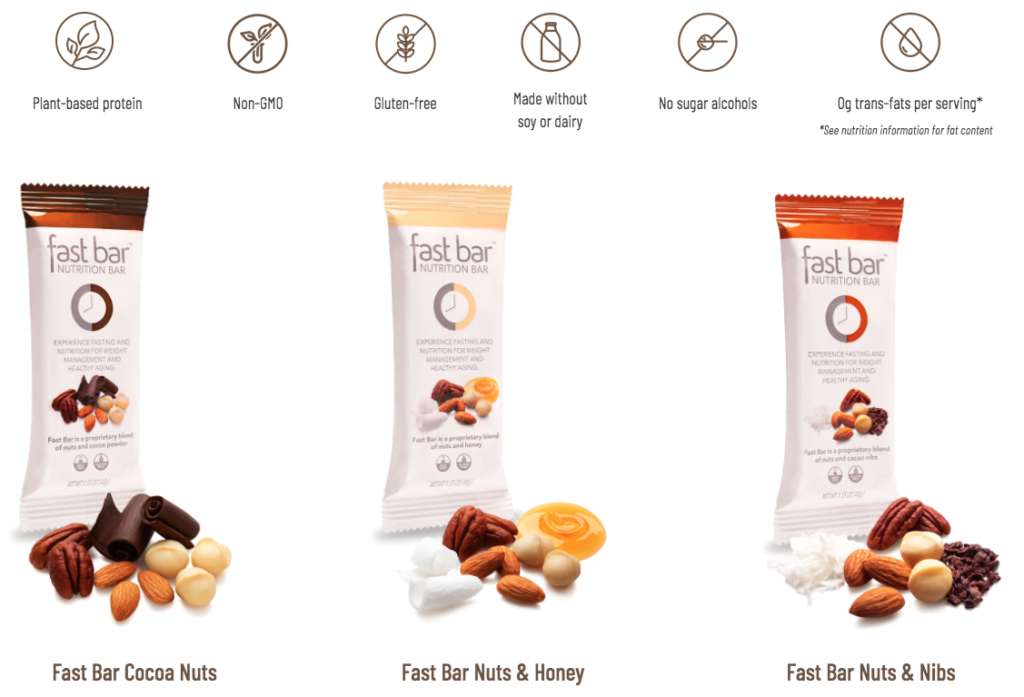 Fast bar is the best fast mimicking diet snack