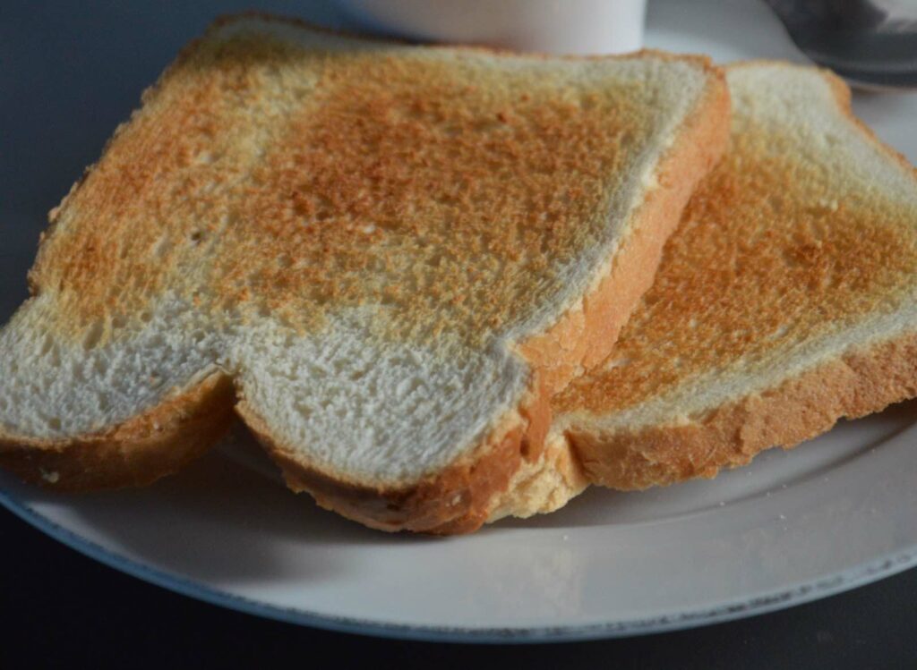 Toast is one of the best foods for an upset stomach