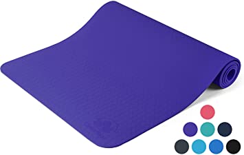 Yoga mat for exercising 