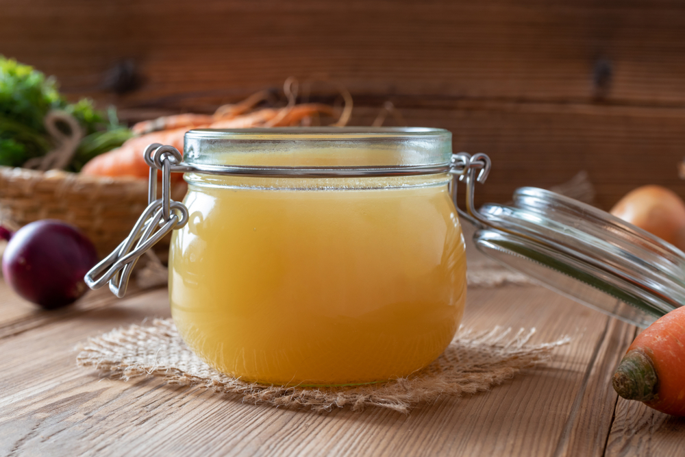 You can drink bone broth while fasting