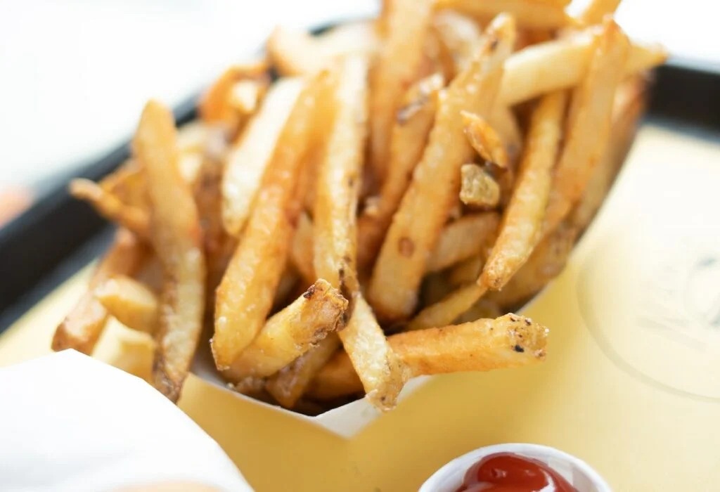 French fries can cause bloating