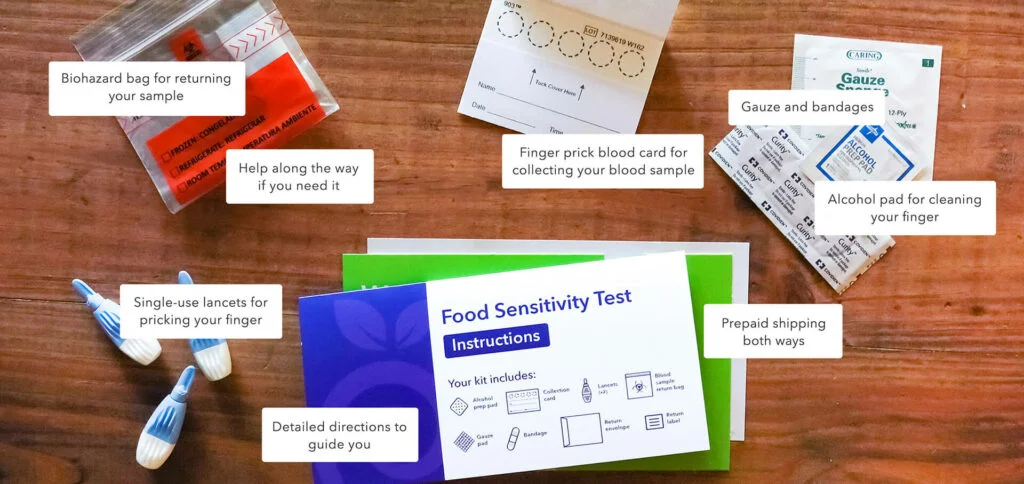 Food sensitivity test
